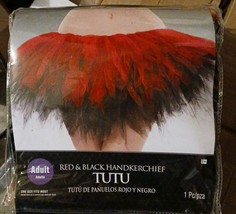 Red Black Handkerchief Women&#39;s Adult  Halloween Costume Tutu - $187.20 MXN
