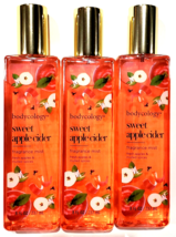 3 Bodycology Sweet Apple Cider Fragrance Mist Spray Apples &amp; Mulled Spices 8 Oz. - £20.77 GBP