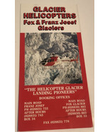 Vintage Glacier Helicopters Brochure New Zealand BRO11 - £6.20 GBP