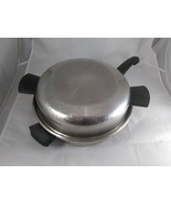 Seal-O-Matic 10.5" Diameter Stainless Steel Skillet with Dome Lid - £39.81 GBP