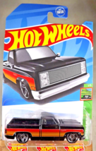 2023 Hot Wheels #114 HW Slammed 1/5 ‘83 CHEVY SILVERADO Black w/Chrome Pr5 Spoke - £7.86 GBP