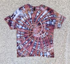 NEW Gildan Women’s Purple Blue White Spiral Ice Tie Dye Short Sleeve Shi... - $20.58