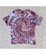 NEW Gildan Women’s Purple Blue White Spiral Ice Tie Dye Short Sleeve Shi... - $20.58