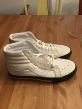 New Vans Sk8-Hi Fight Night Skate Shoes Men’s 8/wmns 9.5 White Satin/Lea... - £53.77 GBP