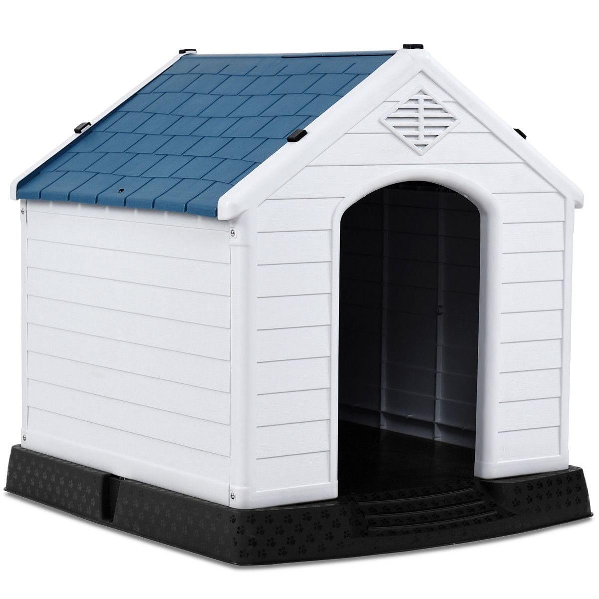 Primary image for Indoor/Outdoor Waterproof Plastic Dog House Pet Puppy Shelter  - Color: Multico