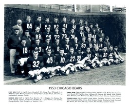 1953 CHICAGO BEARS 8X10 TEAM PHOTO FOOTBALL NFL PICTURE - $4.94