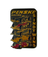 Penske Indianapolis 500 Five Indy Wins Auto Racing Race Car Lapel Pin - £19.88 GBP