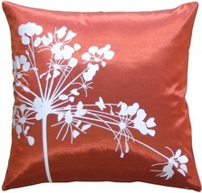 PILLOW DÉCOR Red with White Spring Flower 16&quot; Throw Pillow - $24.95
