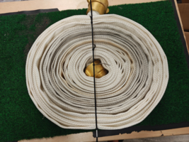 Fire Hose 100 FT x 1-1/2&quot; ID, M × F NST/NH Brass Couplings - $47.50