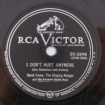 Hank Snow - I Don&#39;t Hurt Anymore / My Arabian Baby 1953 10&quot; 78 rpm 20-5698 - $17.09