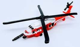 Vintage Micro Machines White &amp; Red Blackhawk Coast Guard Helicopter Rare Col - £31.45 GBP