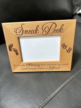 Personalized Sneak Peek Sonogram Photo Frame by Kate Posn - $371.66 MXN