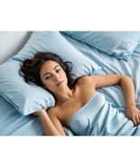  Blue 4 Piece Bed Sheet Set   Comfort Series Microfiber Deep Pocket Hote... - $29.34+