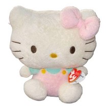 TY Beanie Baby Hello Kitty Sanrio Plush the Pluffies Collection 2011 Tags Pink - £15.01 GBP