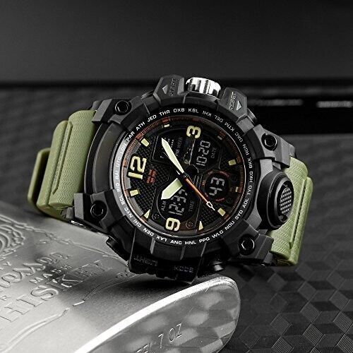 Fashion Analogue - Digital Men&#39;s Watch (Dial Colored Strap) - $27.81