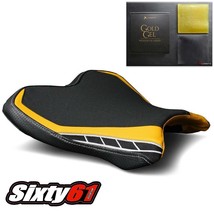 Yamaha R1 Seat Cover with Gel 2015-2022 Black Yellow Front Luimoto Anniversary - £352.97 GBP