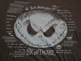 DISNEY NIGHTMARE BEFORE CHRISTMAS MEN&#39;S SKULL T-SHIRT LICENSED MERCHANDI... - $19.99