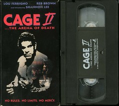 Cage Ii The Arena Of Death Vhs Candra Adams Lou Ferrigno Summa Video Tested - £19.94 GBP