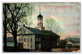 Moravian Church Bethlehem Pennsylvania PA UNP Unused DB Postcard U17 - £2.06 GBP