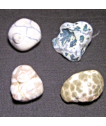 4 Polished  Agate Rock Specimens Polished in USA Rock Show - $24.75