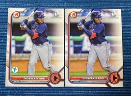 Pair 2022 Bowman Jhonkensy Noel 1st Edition Bowman #BP-2 Guardians - $1.00