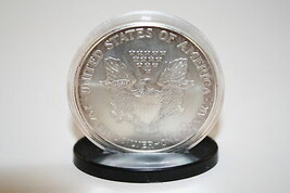 Coin DISPLAY STANDS for Silver Eagle/ Morgan/ Peace/IKE Dollar Capsules ... - $12.16