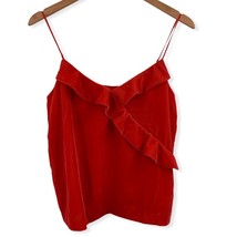 J Crew Velvet Cami Ruffle New Size 10 Petite - £14.38 GBP