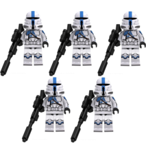 5pcs The 501st Legion Airborne Troopers Paratroopers Star Wars Minifigures Toys - £11.98 GBP