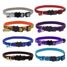 Colorful Fish Scale Cat Collar With Adjustable Bell - Stylish And Safe Pet Acces - £7.92 GBP