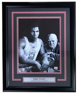 Mike Tyson Signed Framed 11x14 Boxing Photo w/ Raphael Cordeiro BAS - £128.91 GBP