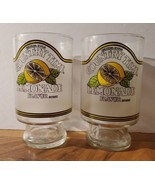 Vintage General Foods Country Time Lemonade Flavor Drink Pedestal Glass ... - £21.99 GBP
