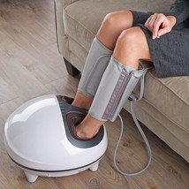 Hammacher Circulation Improving Foot Calf Heat Massager Shiatsu Compression Node - £76.31 GBP