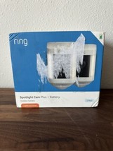Ring - Spotlight Cam Plus 2-pack Camera Indoor/Outdoor Wireless 1080p Security - £188.99 GBP