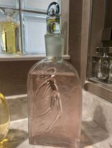 Giant ROCHAS Fleur  Factice Crystal Perfume Display Bottle 6” x 14” - $668.25