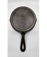 Vintage Favorite Piqua Ware No. 3 A Skillet Cast Iron  - $48.79 CAD