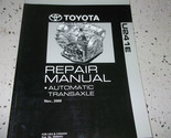 2003 Toyota Camry Automatic Transaxle Service Shop Repair Manual U241E O... - $111.45