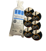 6 XL Honeybee Wool Dryer Balls 100% New Zealand Wool - Organic Laundry B... - £20.30 GBP