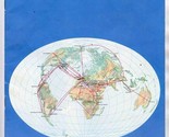 Lufthansa World Streckenatlas Route Maps 1970&#39;s German Airline - $27.72