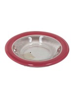 Fifth Avenue Crystal Ltd. Red Rim Clear Votive Candle Holder Tealight Ho... - $16.67 CAD