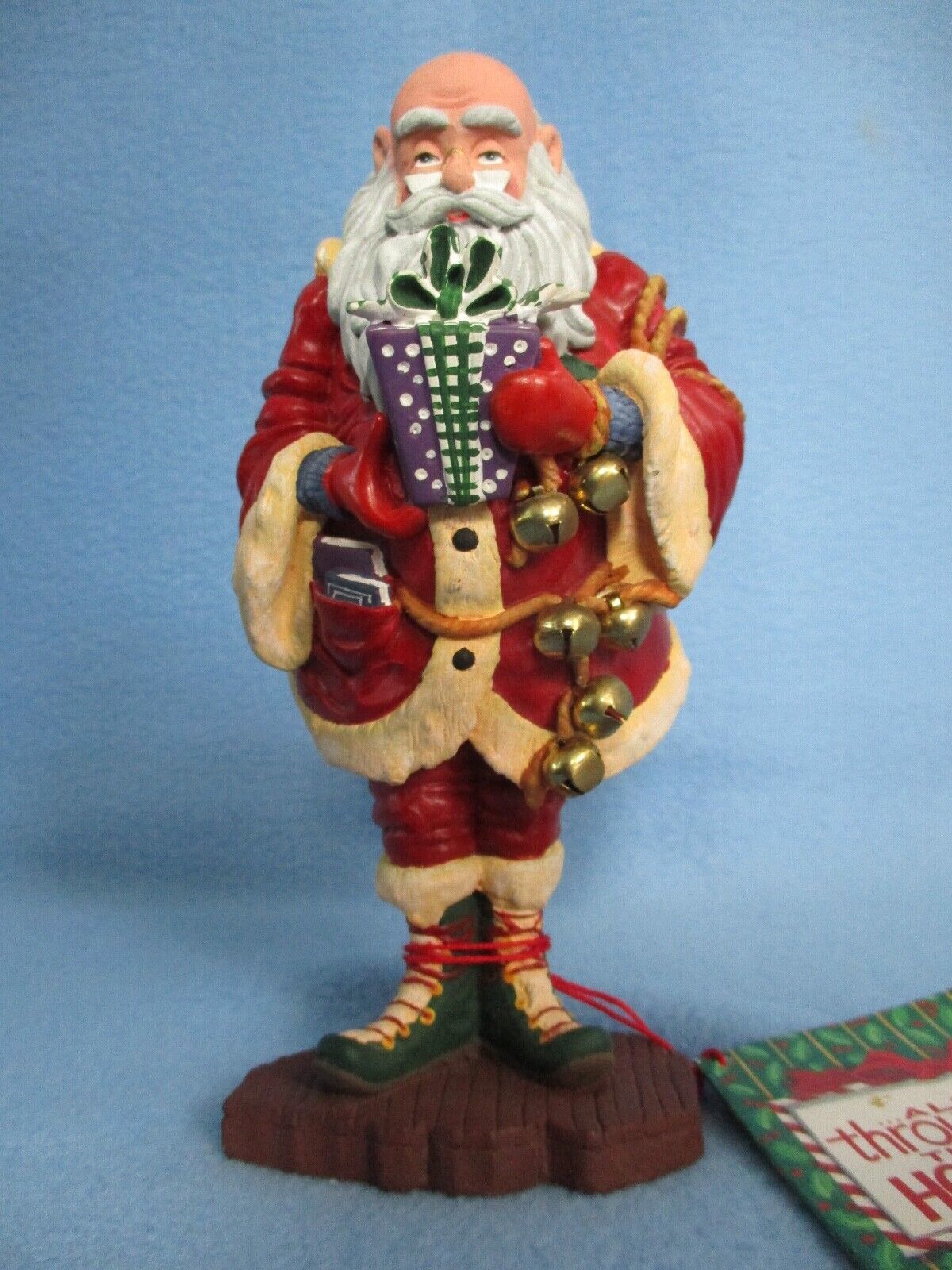 DEPARTMENT 56 ALL THROUGH THE HOUSE CHRISTMAS JOLLY OLD ELF SANTA CLAUS FIGURINE - $6.95