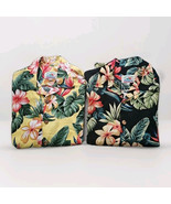 Paradise On A Hanger Hawaiian Shirts Mens Size L Vtg Made In USA Tropical - €34,60 EUR