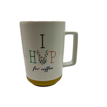 “I Hop for Coffee” Easter Bunny Mug 12 oz Spring Coffee Cup Hidden Bunny... - $17.64