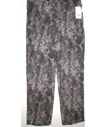 Womens Worth New York NWT $398 12 Snake Print Silk Pants Purple White Ta... - £308.79 GBP