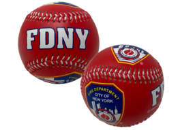 FDNY City Of New York Fire Department Baseball Red White Letters - £20.85 GBP