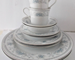 10 Pc Set Porcelain Dishes Salem Heritage Bridal Bouquet AMERICAN LIMOGE... - $39.59
