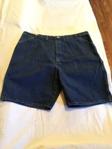 Size 46 Wrangler shorts Hero carpenter Authentic Jeans blue denim inseam... - £12.51 GBP