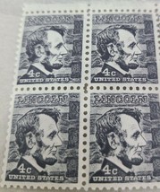 SET OF 4 US Abraham Lincoln Black 4 - $39.45 CAD
