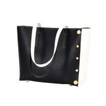 Tote Bag Studded Genuine Leather Tote Bag Small Handbag for Women Trendy and Sty - £63.94 GBP+