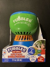 Bubble Machine Little Kids Fubbles No-Spill Fun-Finiti Active Play - $18.49