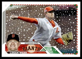 2023 Topps Holiday #H168 Logan Webb NM Near Mint Giants ID:66560 - $1.73